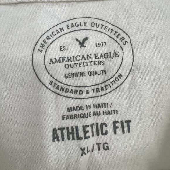 Mens American Eagle American Flag Shirt Athletic Fit XL - Picture 2 of 6